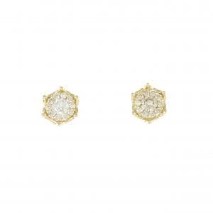 K18YG ダイヤモンド ピアス 0.30CT