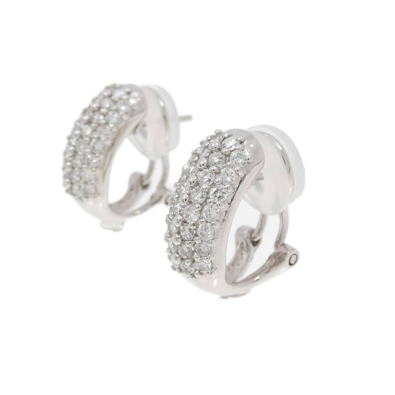 PT Pave Diamond Earrings 1.00CT