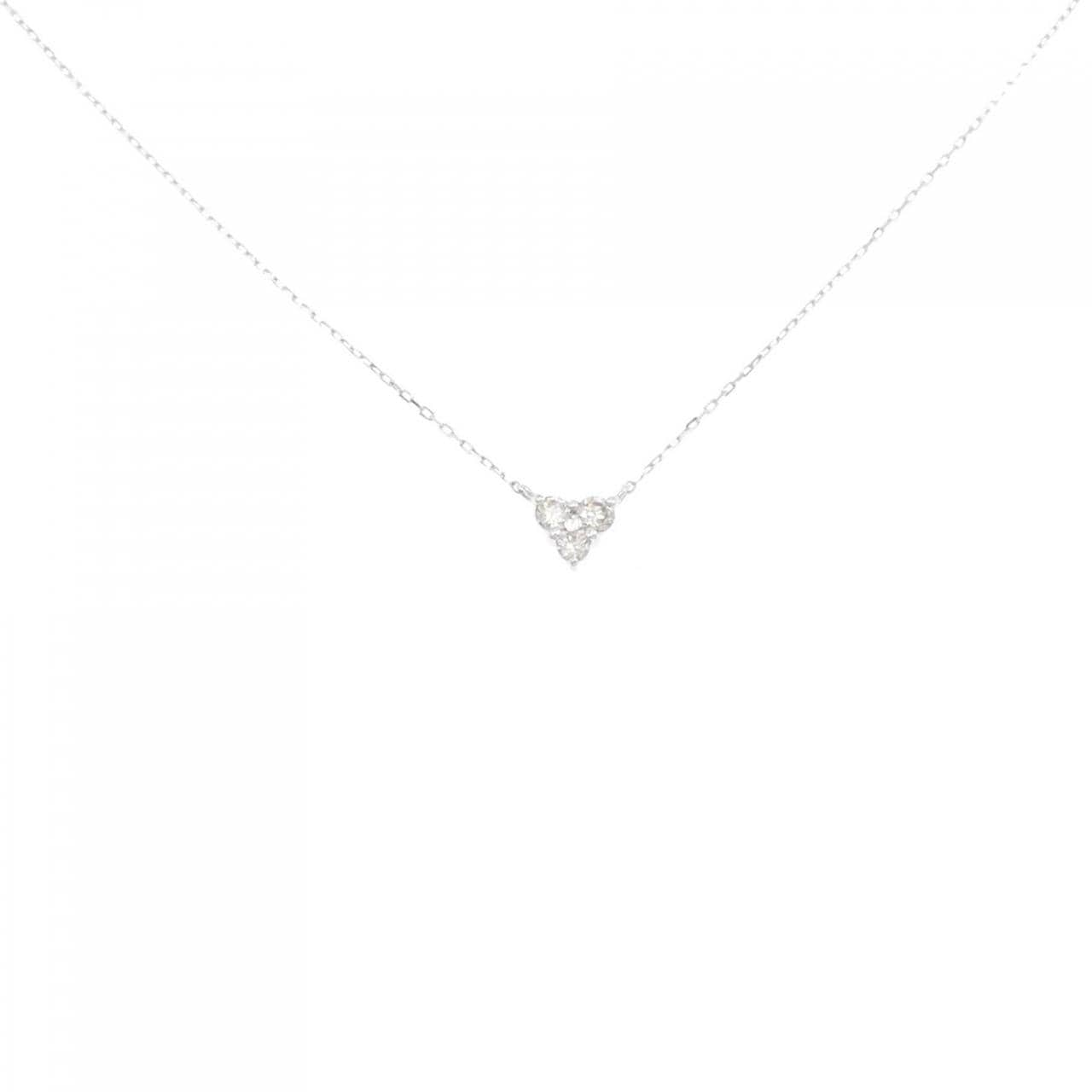 [BRAND NEW] K10WG Diamond necklace 0.10CT