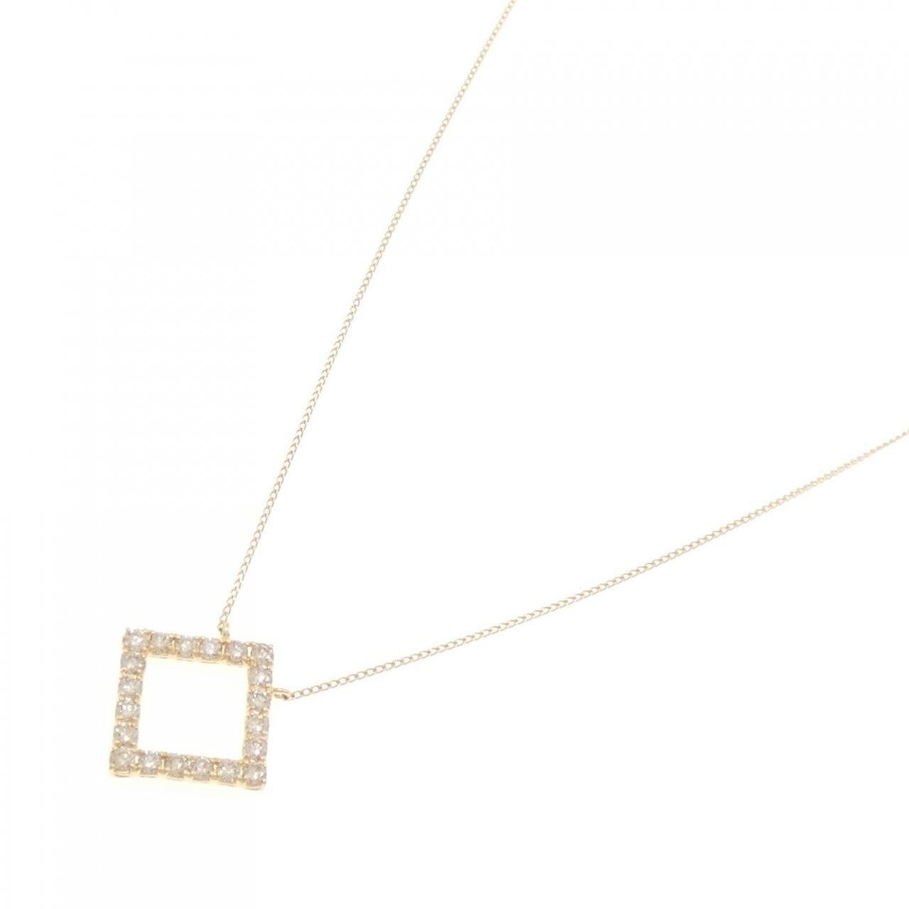 [新品] K18YG钻石项链 0.50CT