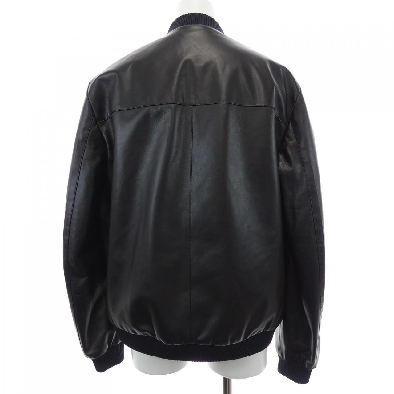 プラダ PRADA トライアングルロゴ UPW280 SOOO 038 レザージャケット