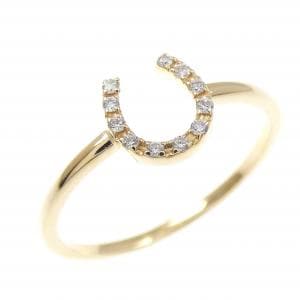 エテ ホースシュー ダイヤモンド リング 0.03CT