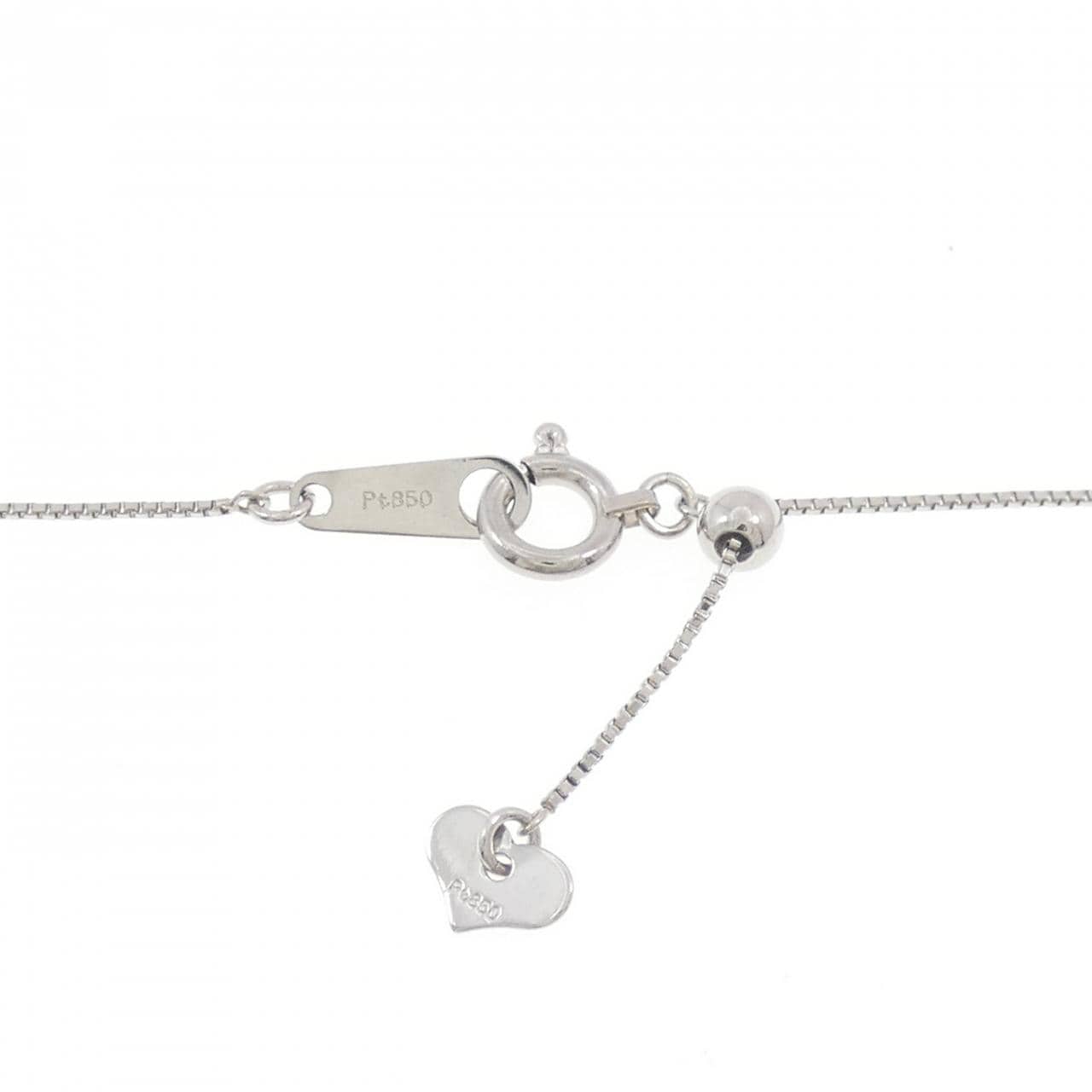 PT950/PT850 ダイヤモンド ネックレス 0.183CT