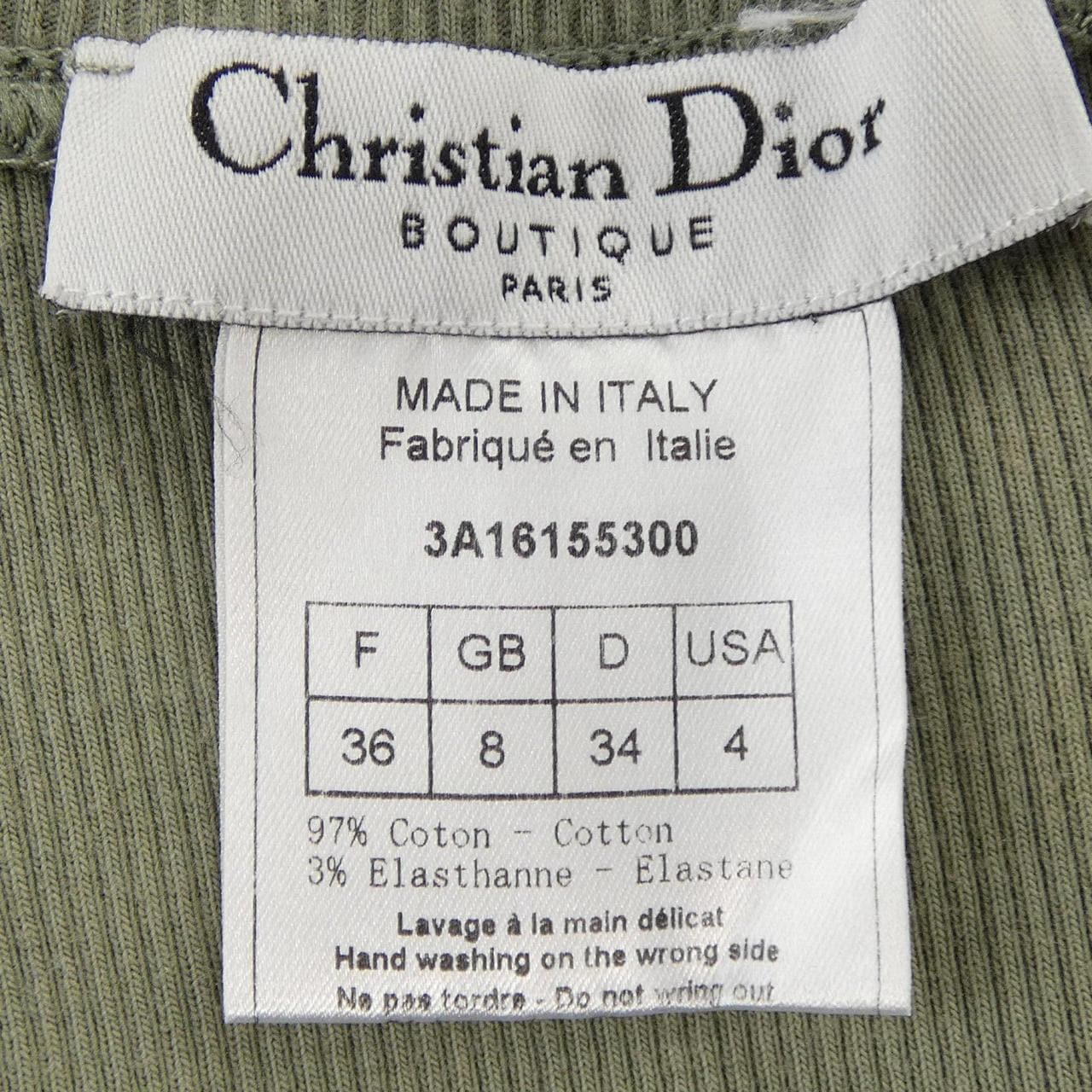 クリスチャンディオール CHRISTIAN DIOR J`ADORE DIOR 3A16155300 タンクトップ