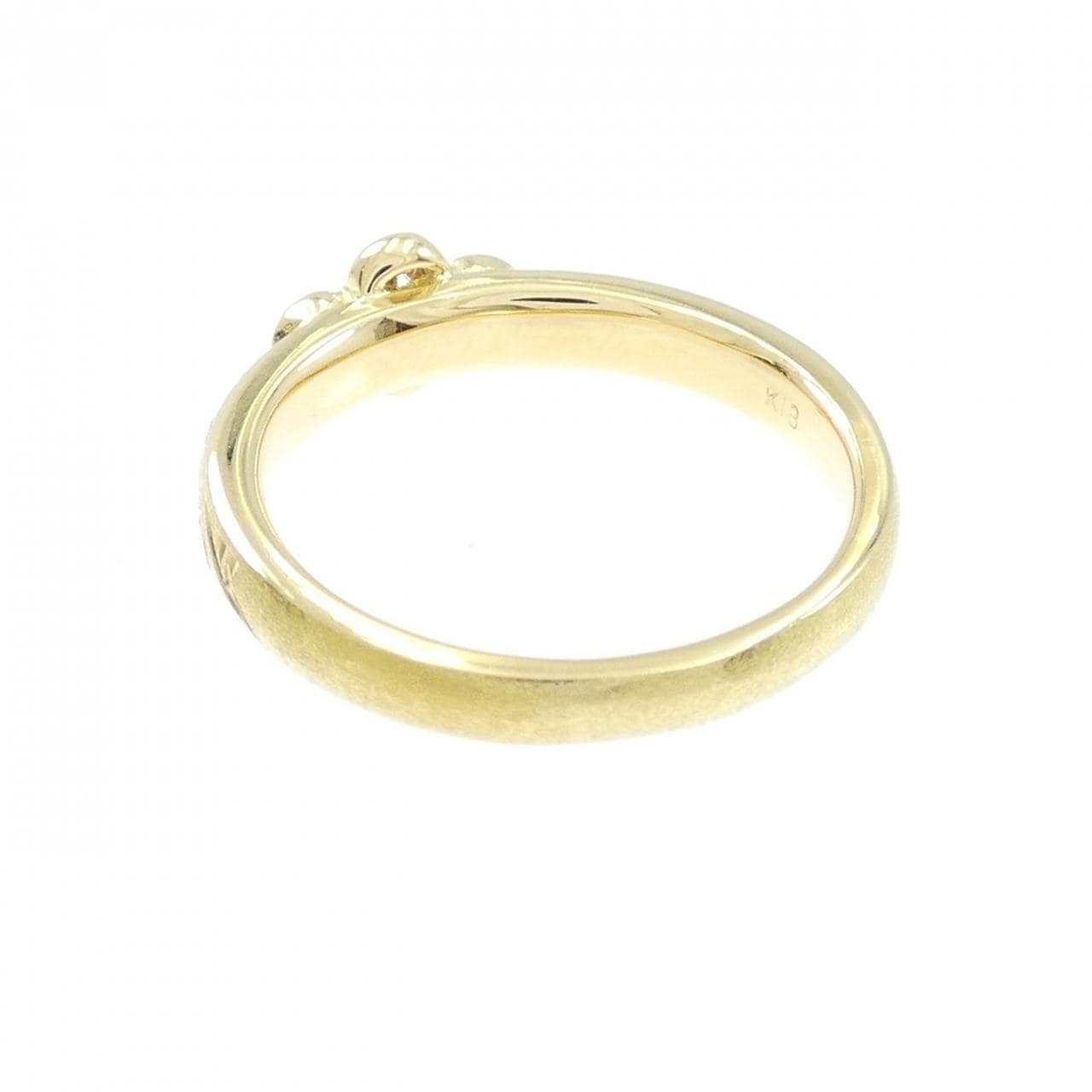 K18YG ダイヤモンド リング 0.12CT