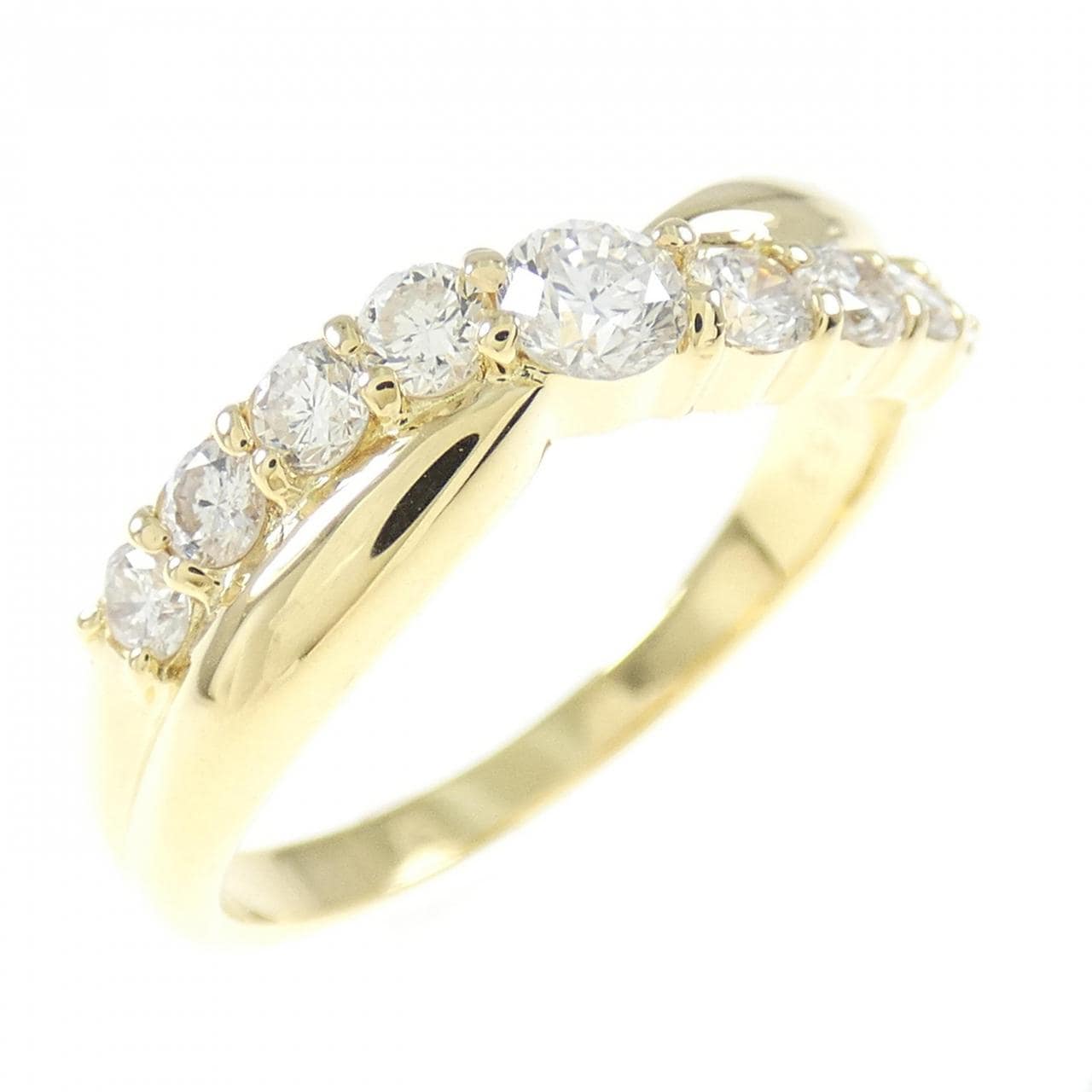 K18YG ダイヤモンド リング 0.53CT