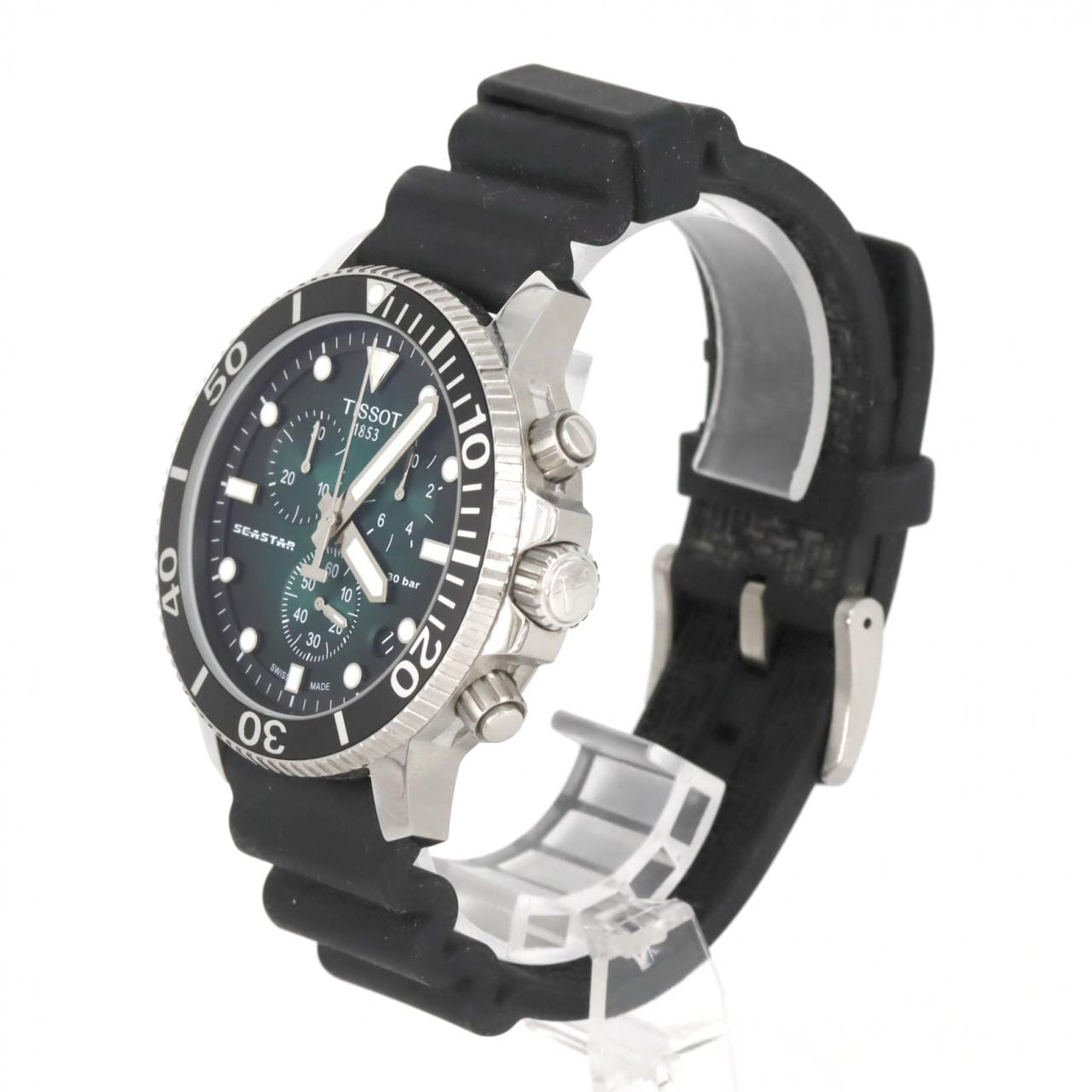 ティソ シースター1000クロノグラフ T120417A SS クォーツ