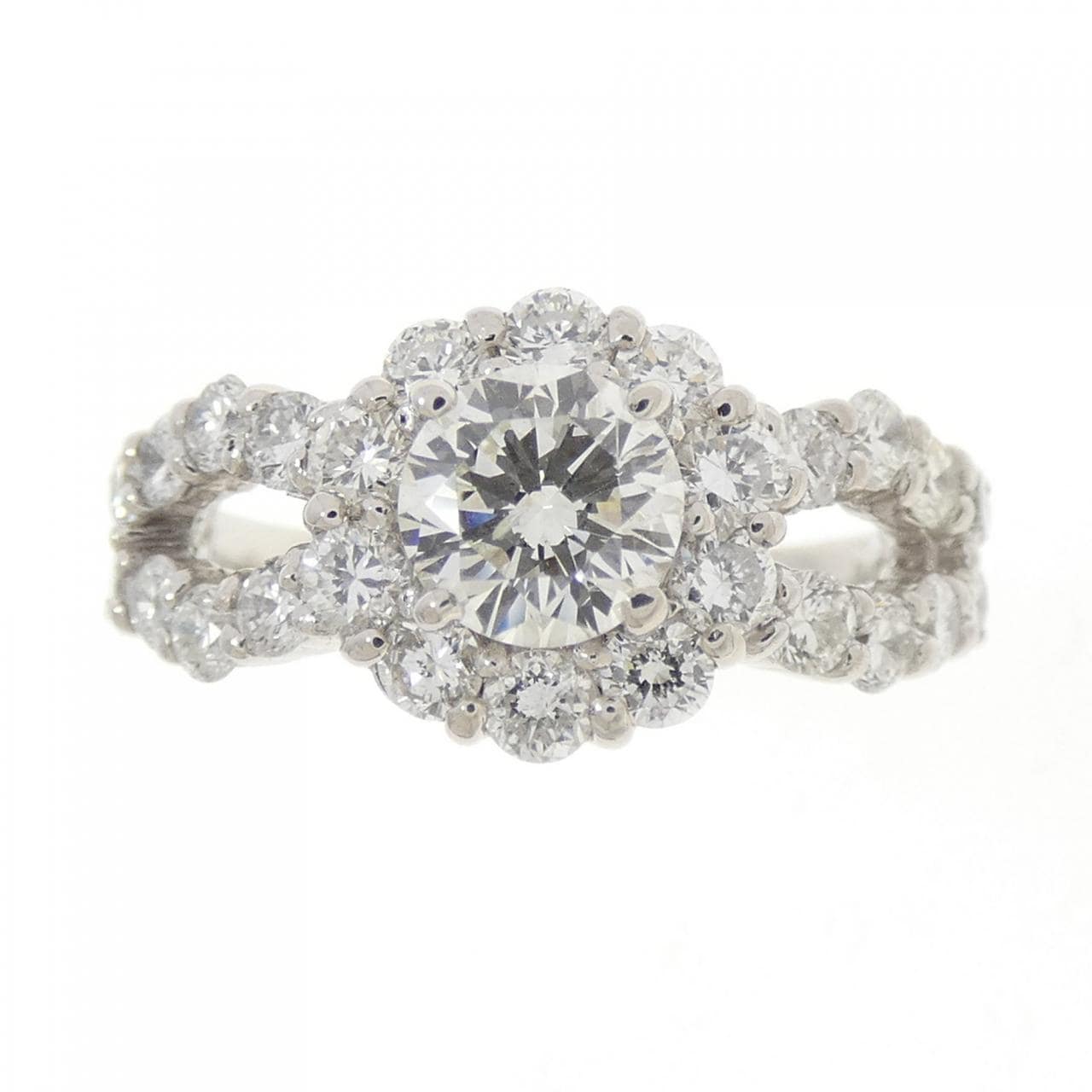 PT900 ダイヤモンド リング 0.592CT I SI2 VG