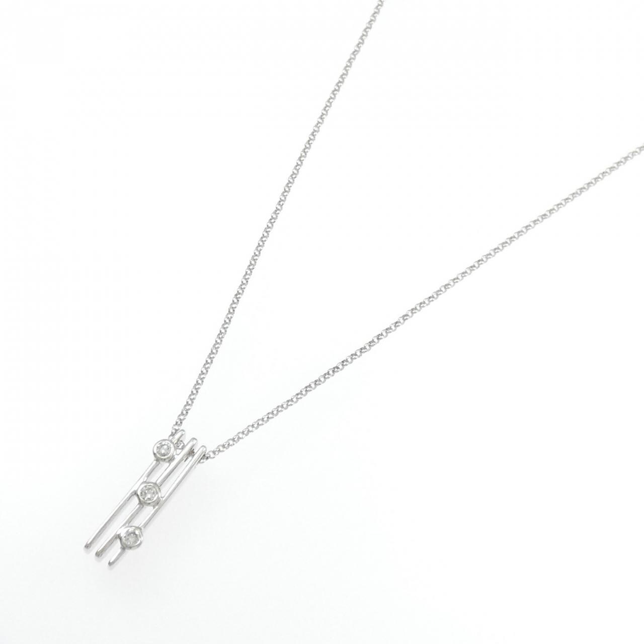 PT900/PT850 ダイヤモンド ネックレス 0.15CT