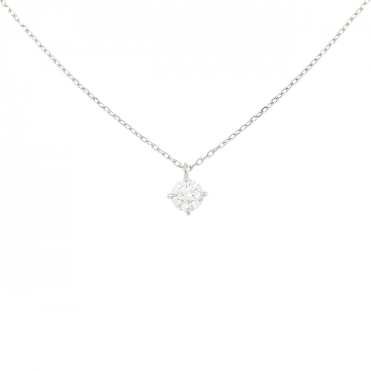 PT950/PT850 ダイヤモンド ネックレス 0.390CT E VS1 VG