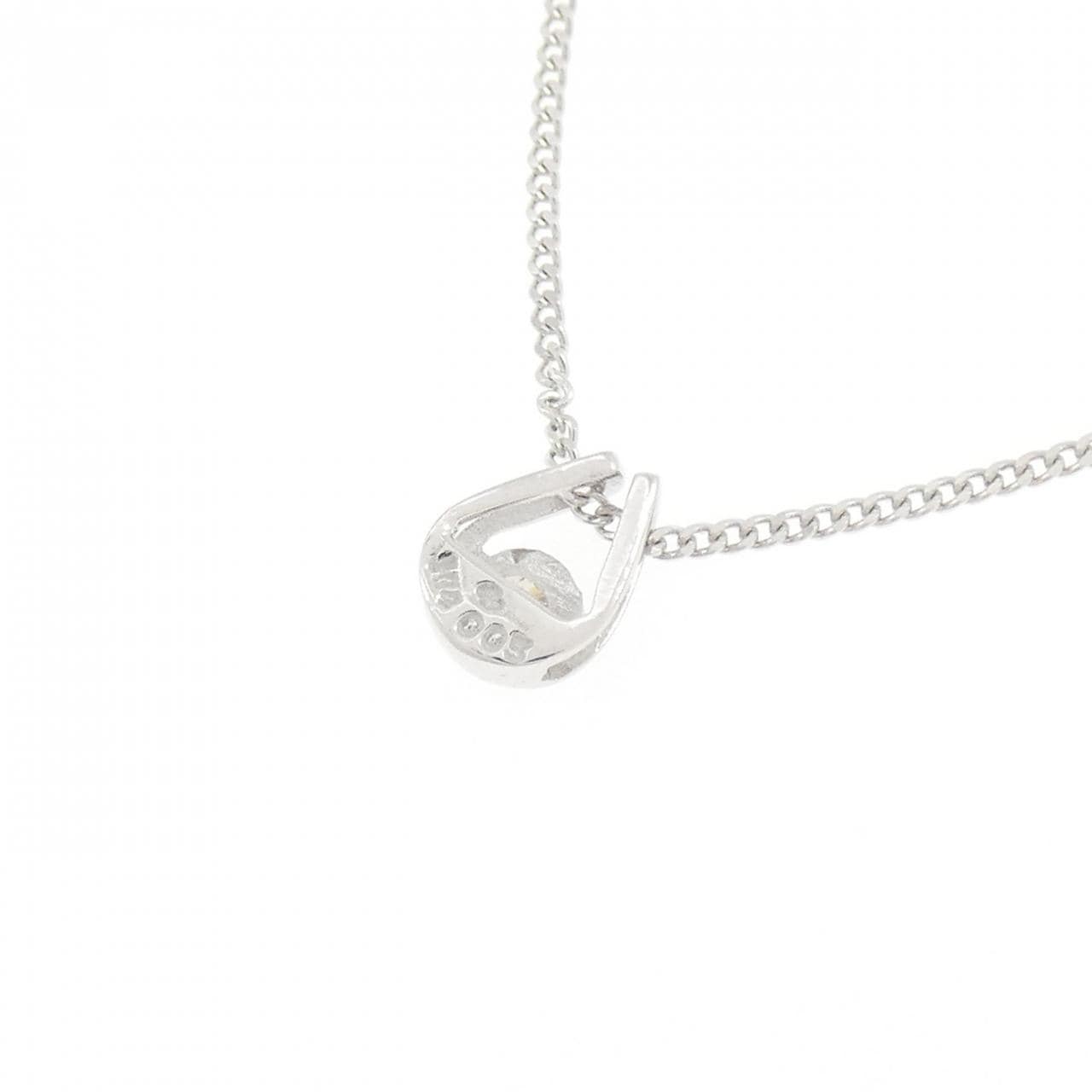 K14WG ダイヤモンド ネックレス 0.05CT