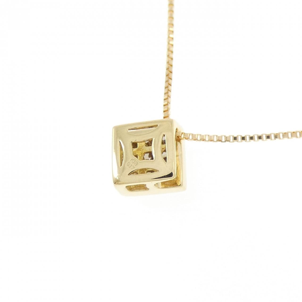 K18YG ダイヤモンド ネックレス 0.17CT