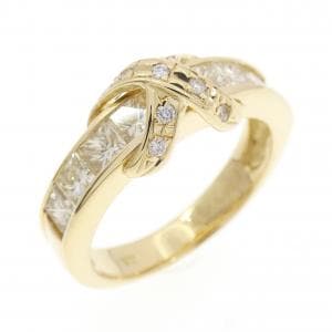 K18YG ダイヤモンド リング 1.06CT