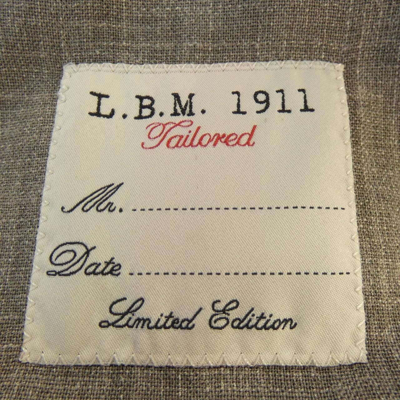 エルビーエム1911 L.B.M 1911 ジャケット