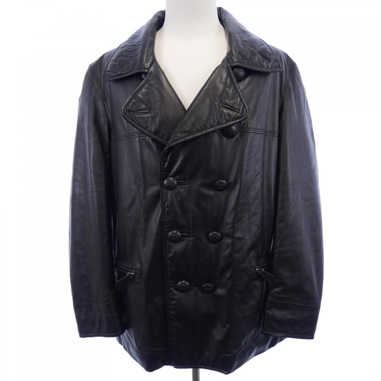 BOTTEGA VENETA VENETA Leather coat