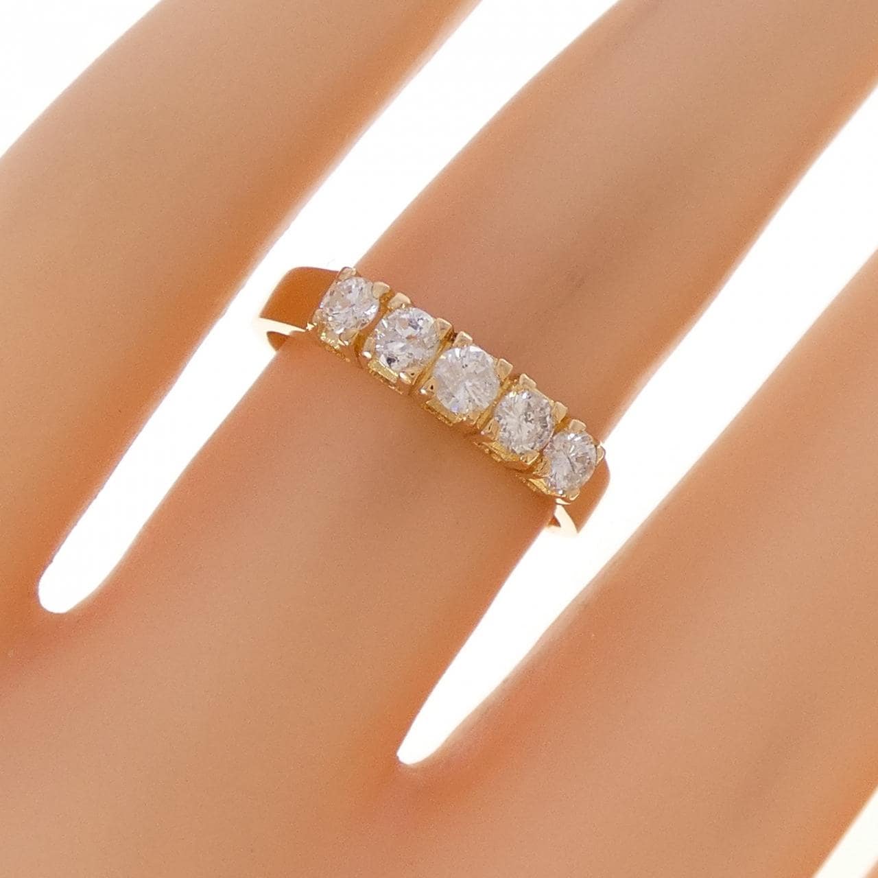 850YG ダイヤモンド リング