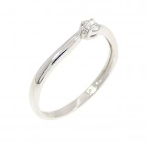 PT900 ソリティア ダイヤモンド リング 0.08CT