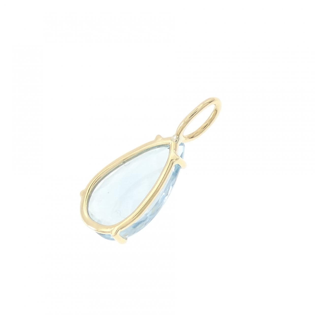 K18YG アクアマリン ペンダント 3.00CT