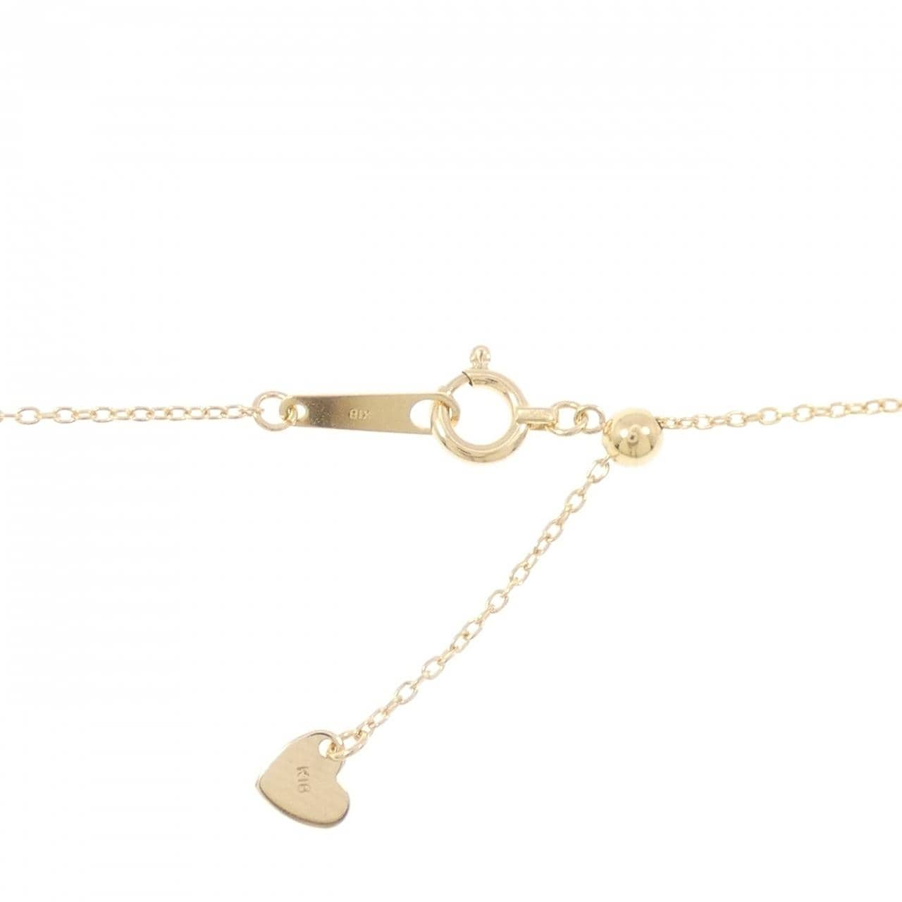 K18YG ダイヤモンド ネックレス 0.30CT