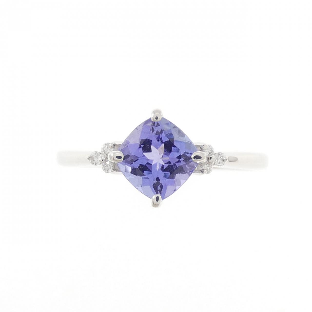 K18WG タンザナイト リング 1.00CT