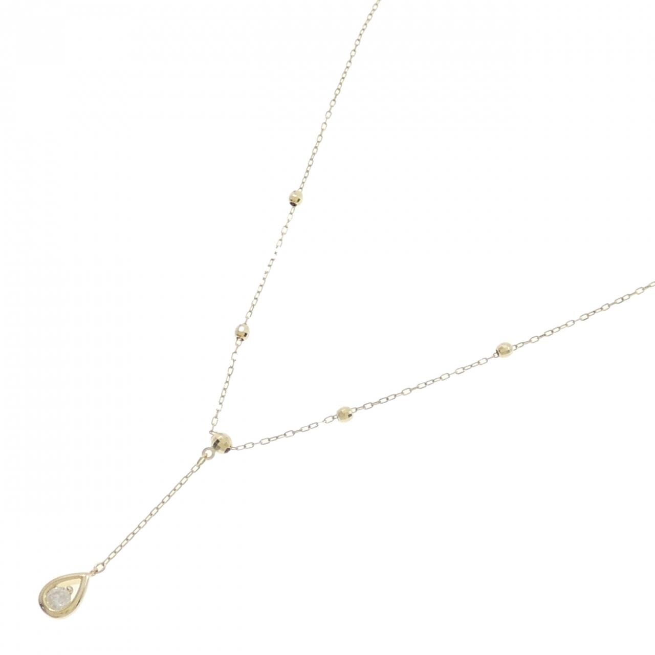 K18YG ダイヤモンド ネックレス 0.07CT