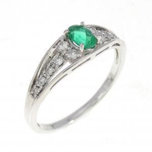 PT エメラルド リング 0.24CT