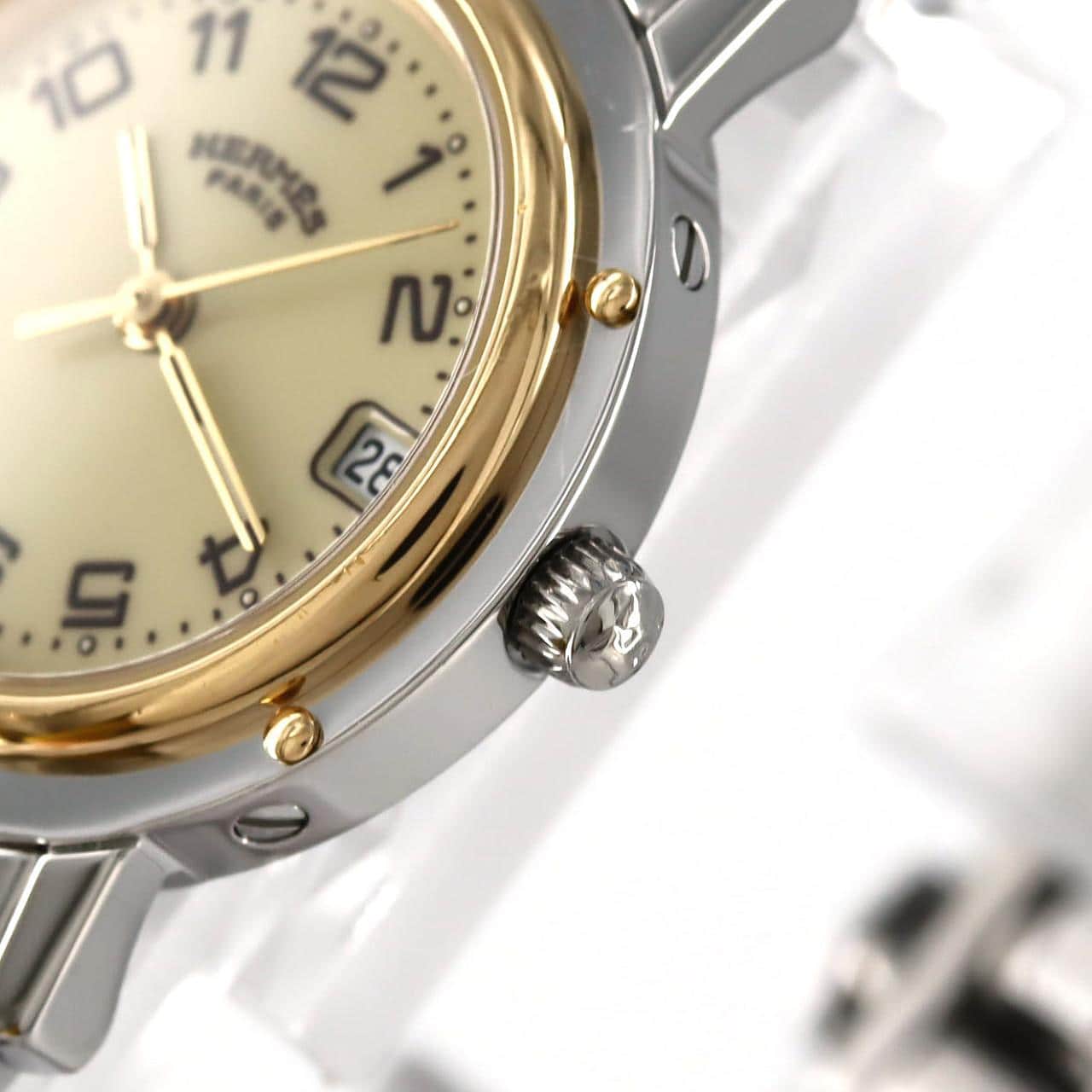 エルメス クリッパー コンビ CL4.220 SSxGP クォーツ