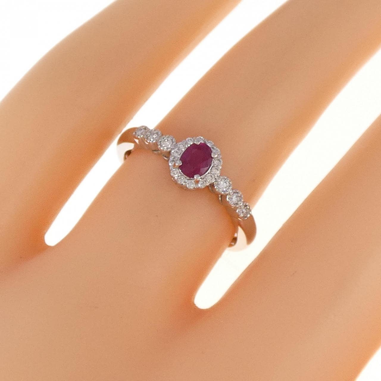 PT ルビー リング 0.26CT