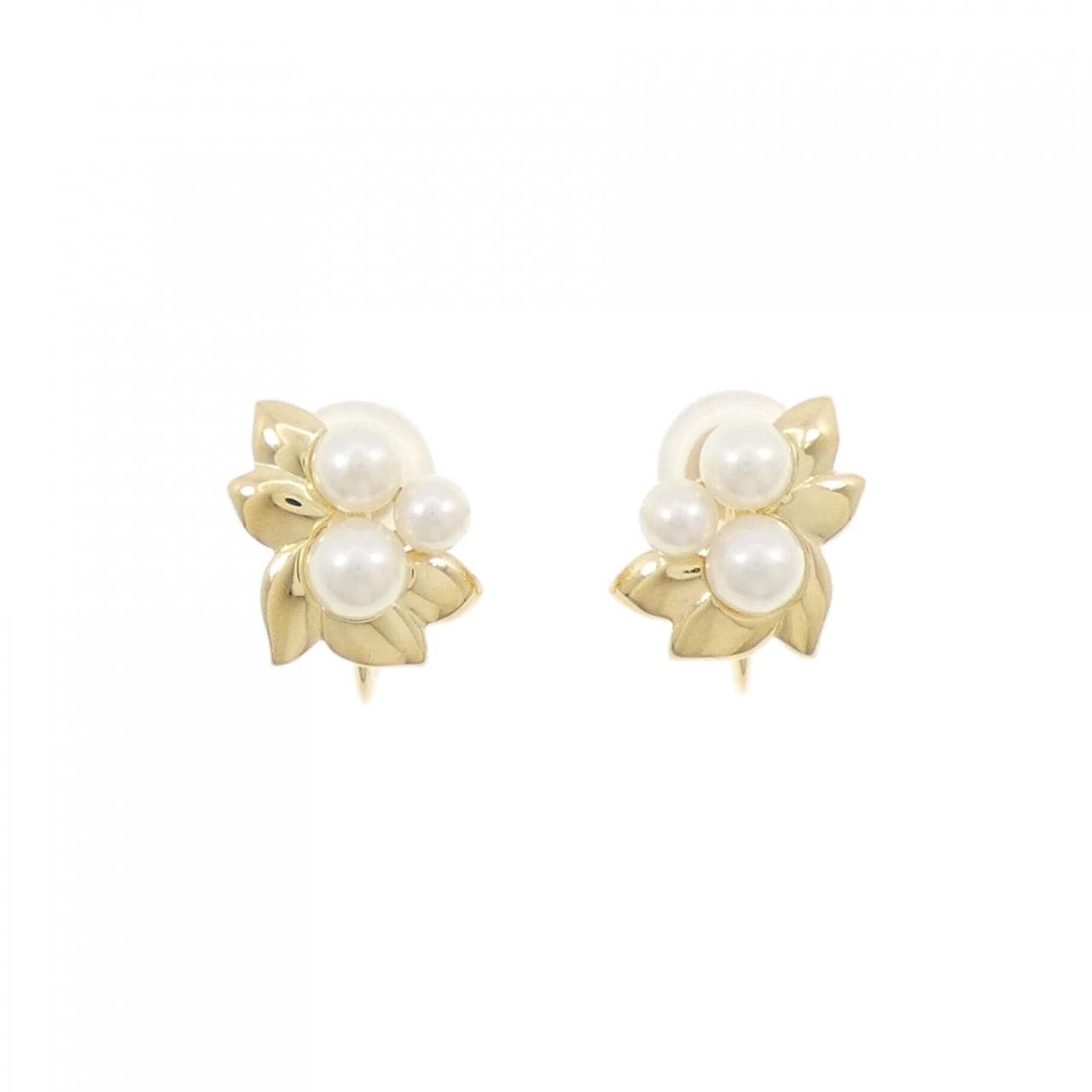MIKIMOTO Akoya珍珠耳夹