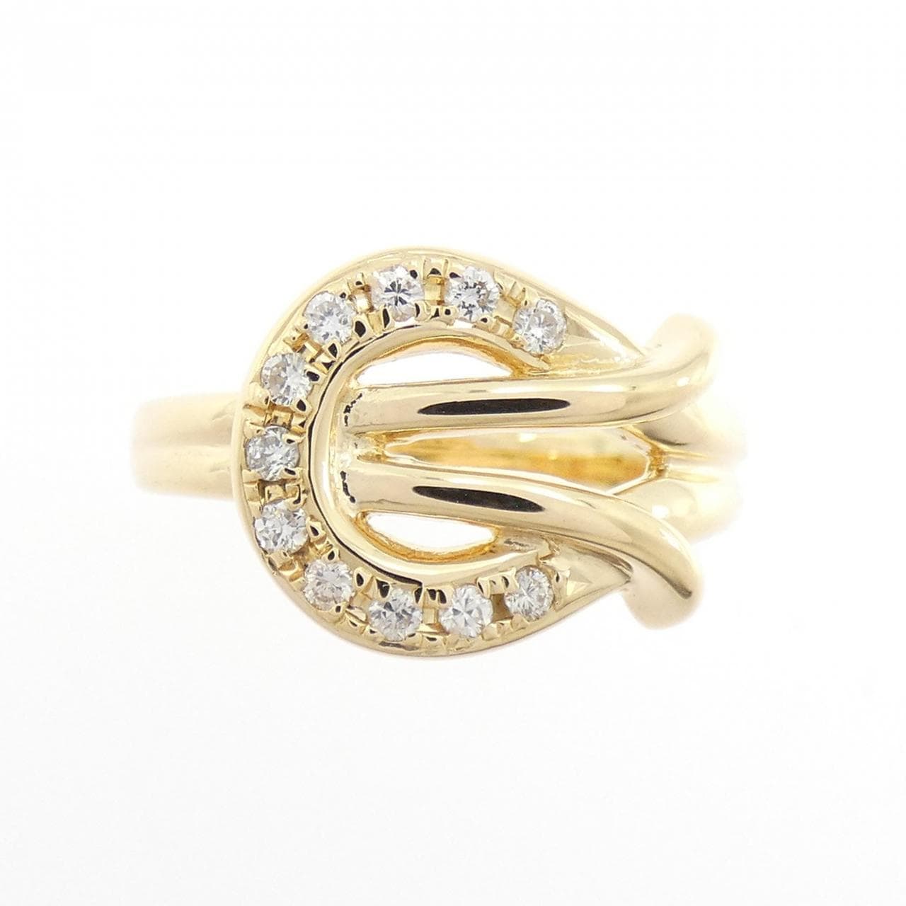 K18YG ダイヤモンド リング 0.15CT