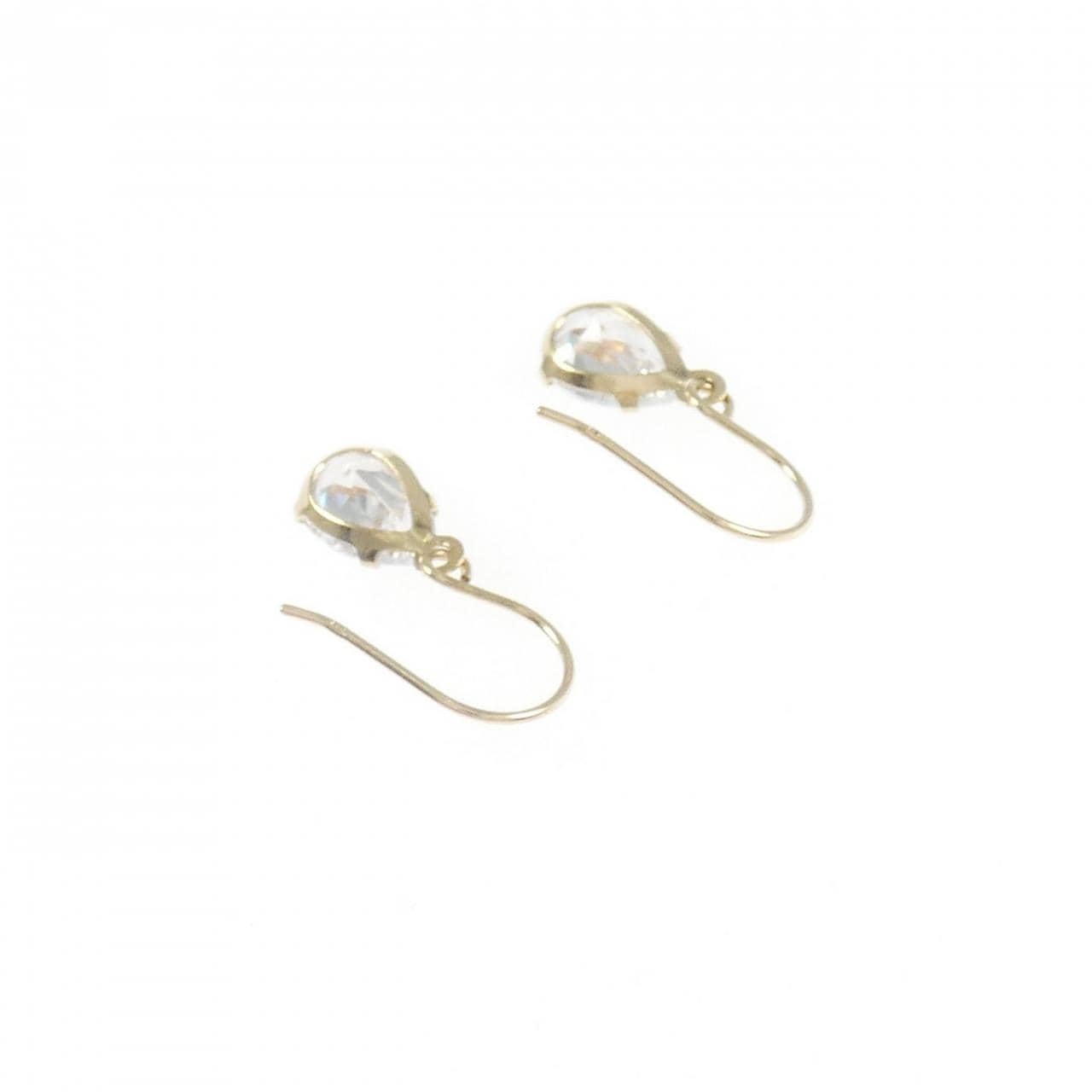 K10YG Cubic Earrings