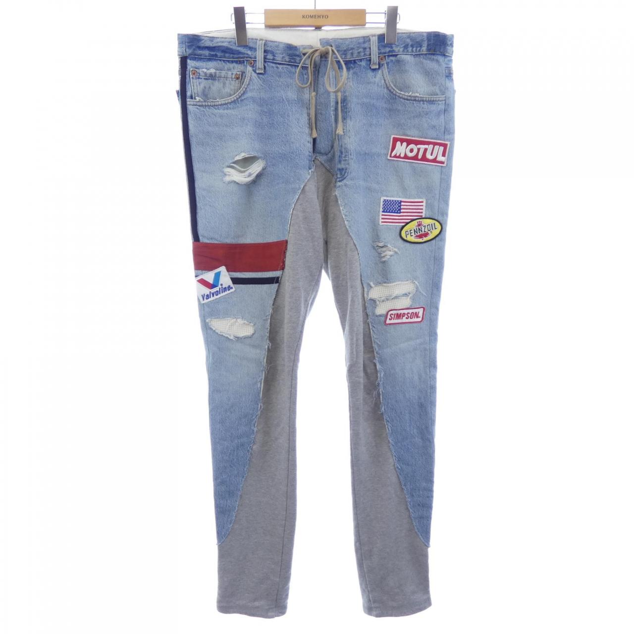 グレッグローレン GREG LAUREN 50/50 LONG SLIM PANT パンツ