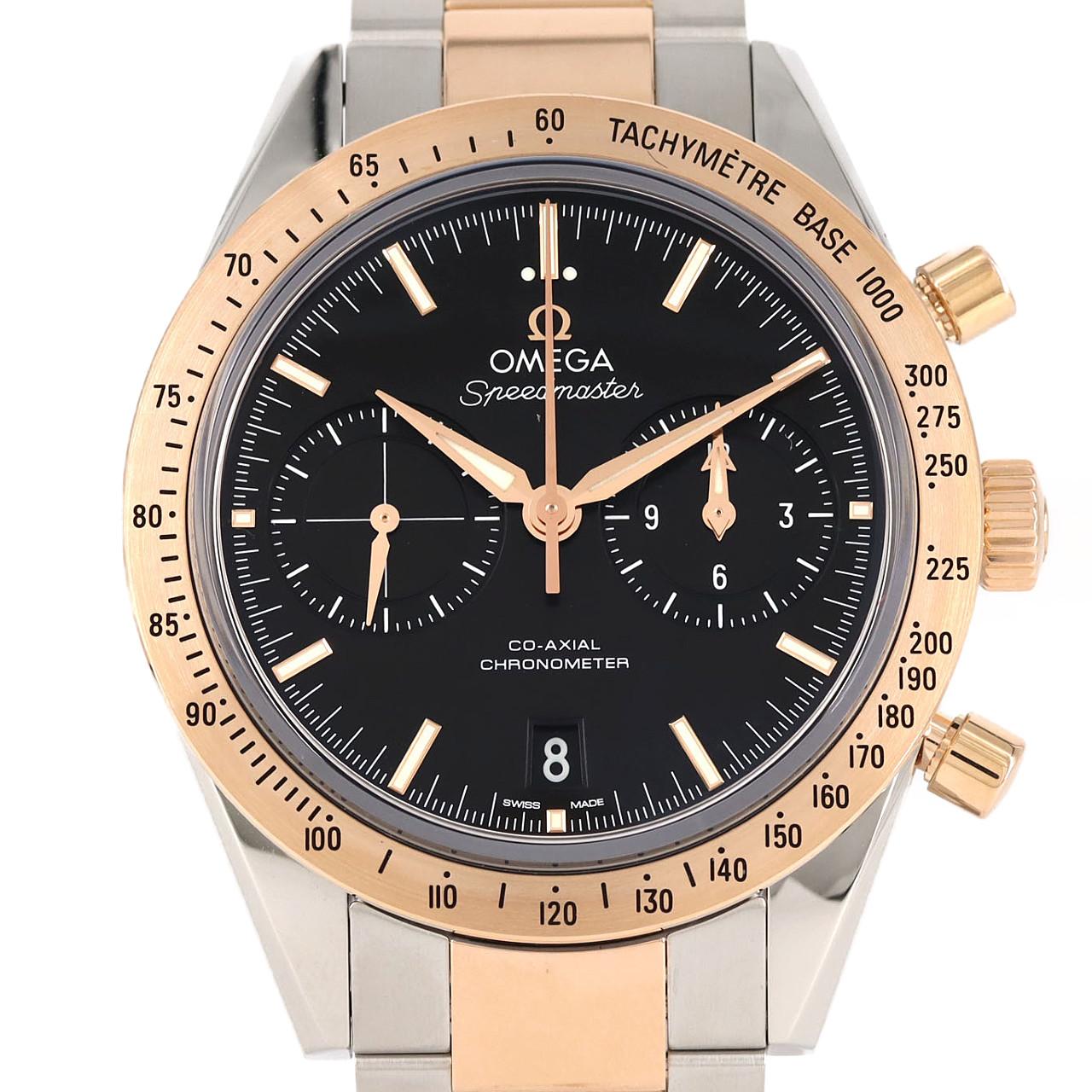 オメガ スピードマスター'57 RGコンビ 331.20.42.51.01.002 SSxPG 自動巻