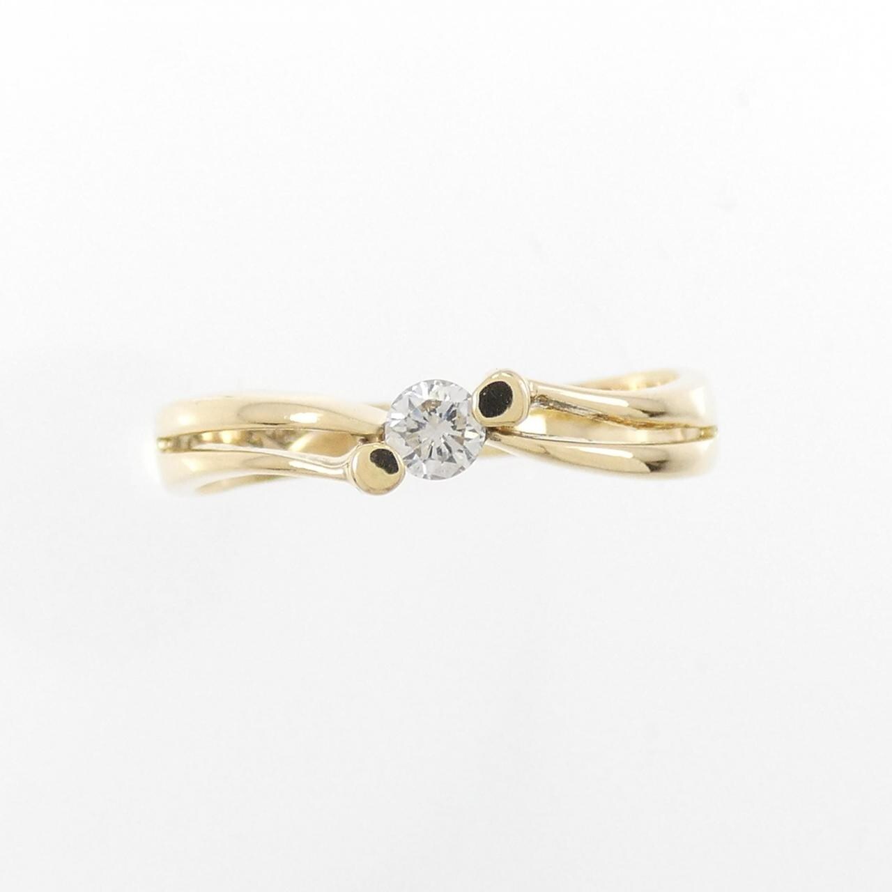 K18YG ダイヤモンド リング 0.10CT