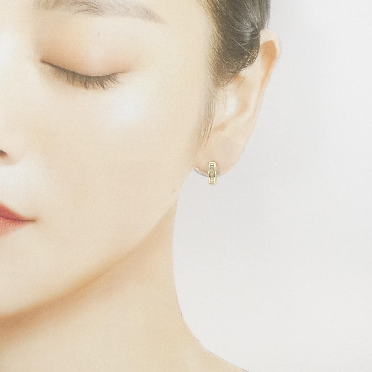 K18YG ダイヤモンド ピアス 0.66CT