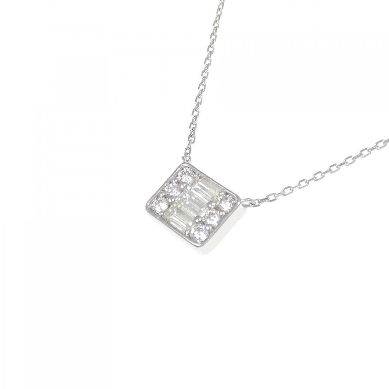 【新品】PT ダイヤモンド ネックレス 0.30CT