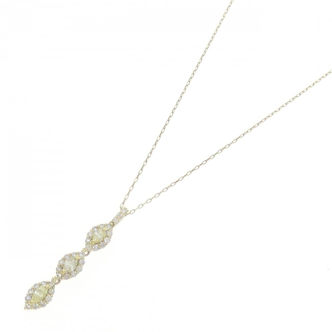 【新品】K18YG ダイヤモンド ネックレス 0.50CT