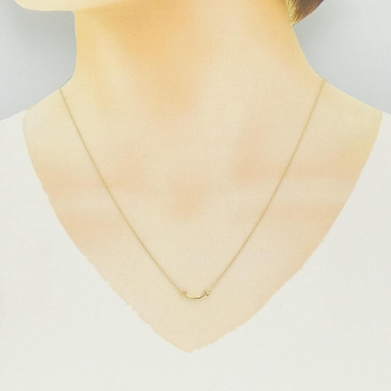 ティファニー Tスマイル ミニ ネックレス