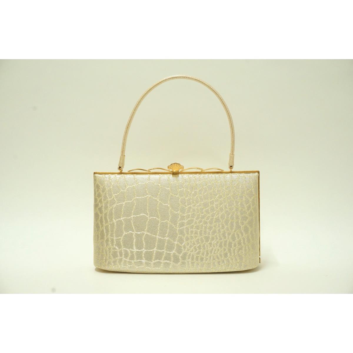 【新品】草履バッグセット　白梅　Ｌサイズ