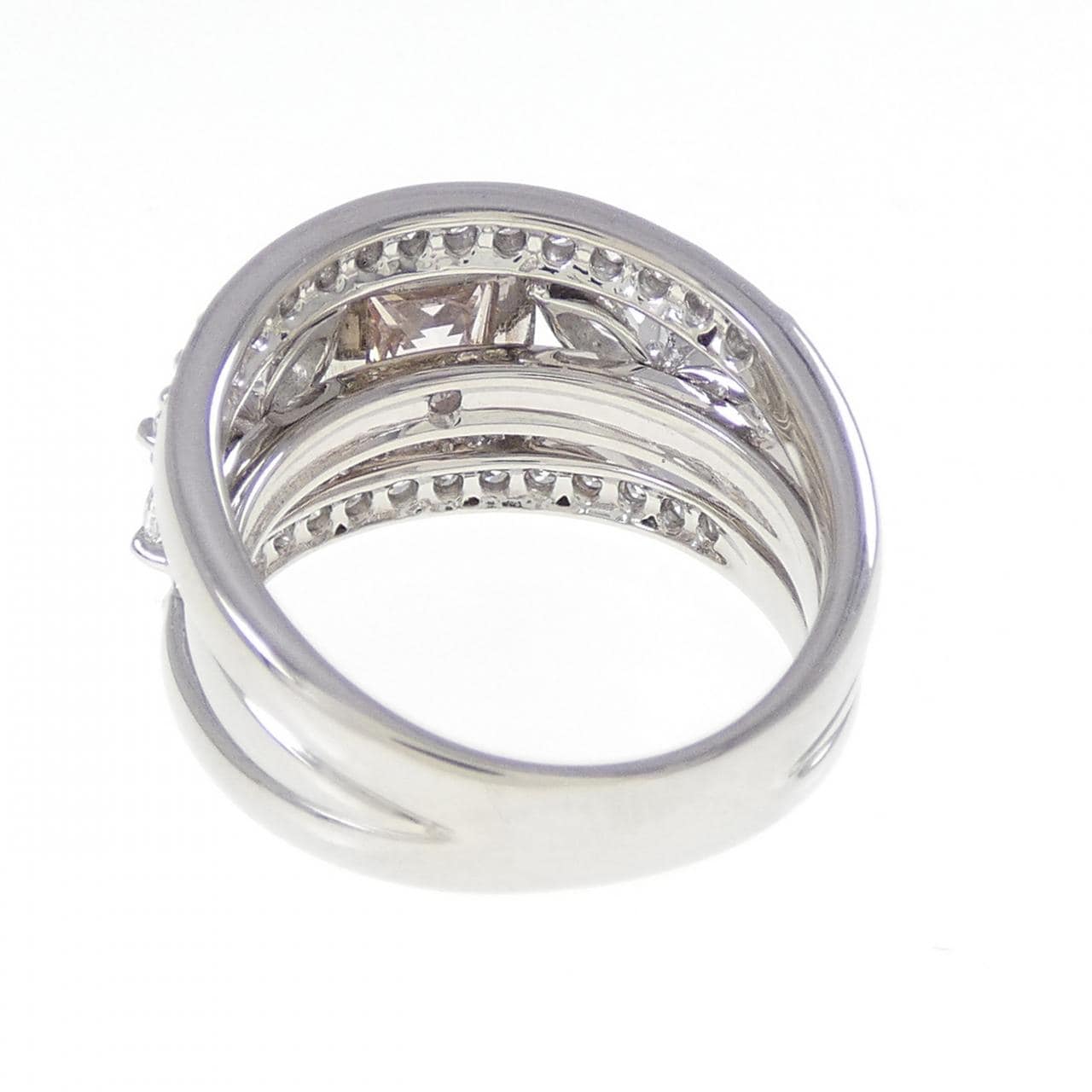 PT900 ピンクダイヤモンド リング 0.814CT