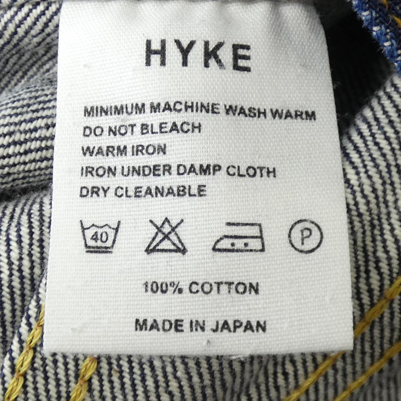 ハイク HYKE デニムジャケット