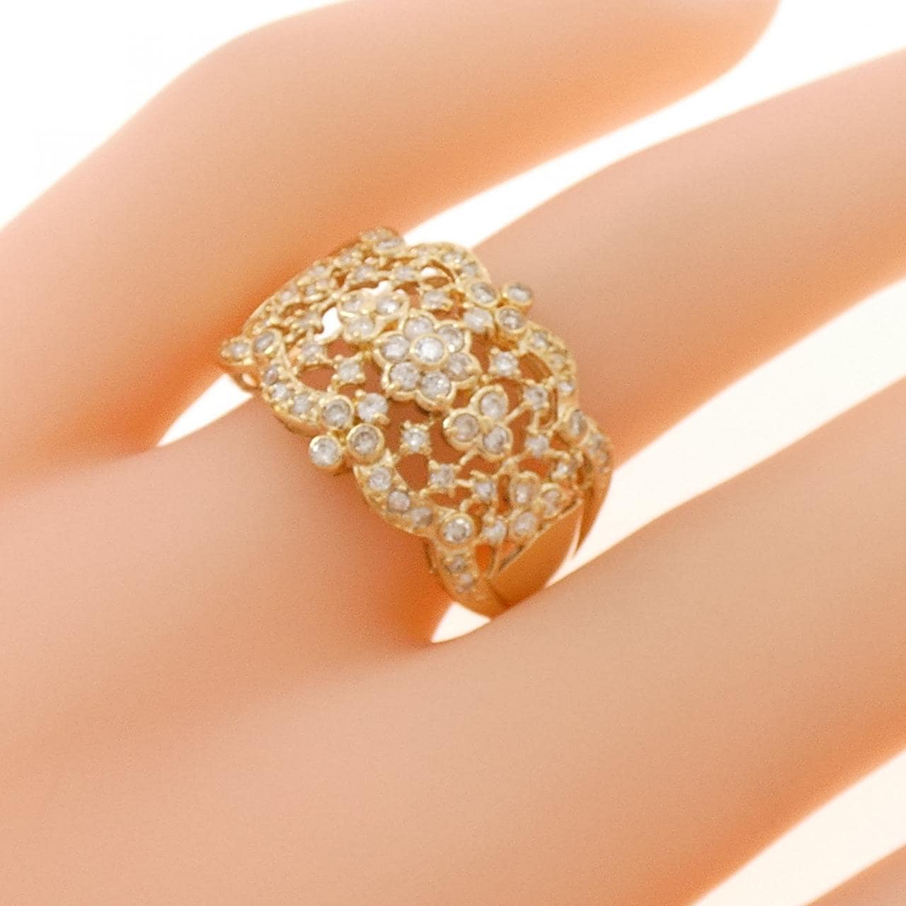 K18YG ダイヤモンド リング 0.50CT