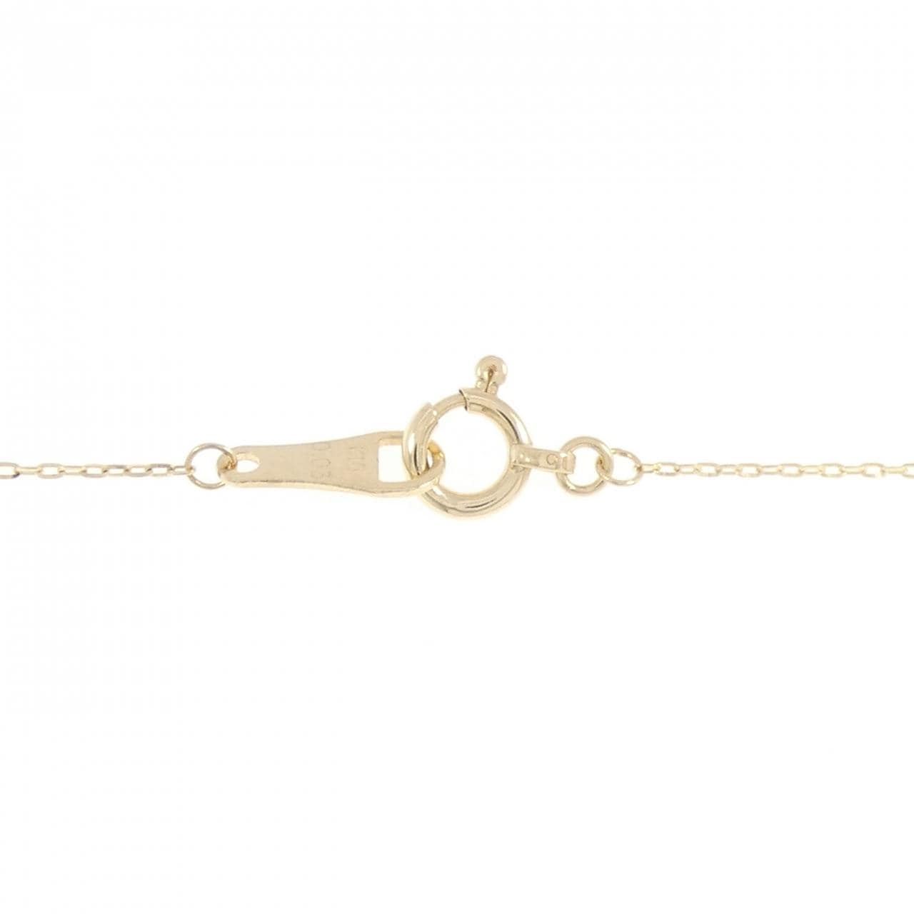 アガット ダイヤモンド ネックレス 0.03CT