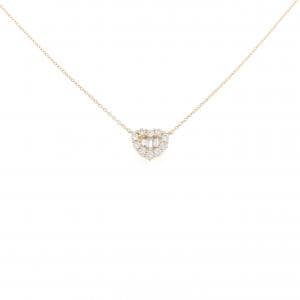 K18PG ハート ダイヤモンド ネックレス 0.31CT