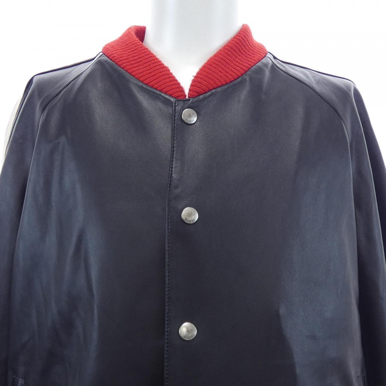 グッチ GUCCI 474053 XG450 レザージャケット
