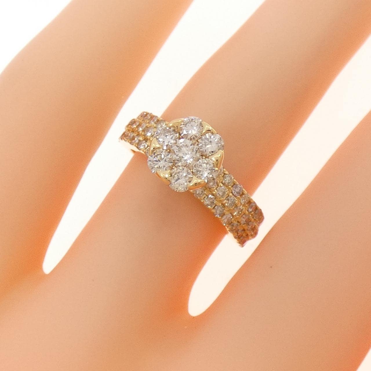 K18YG ダイヤモンド リング 1.00CT