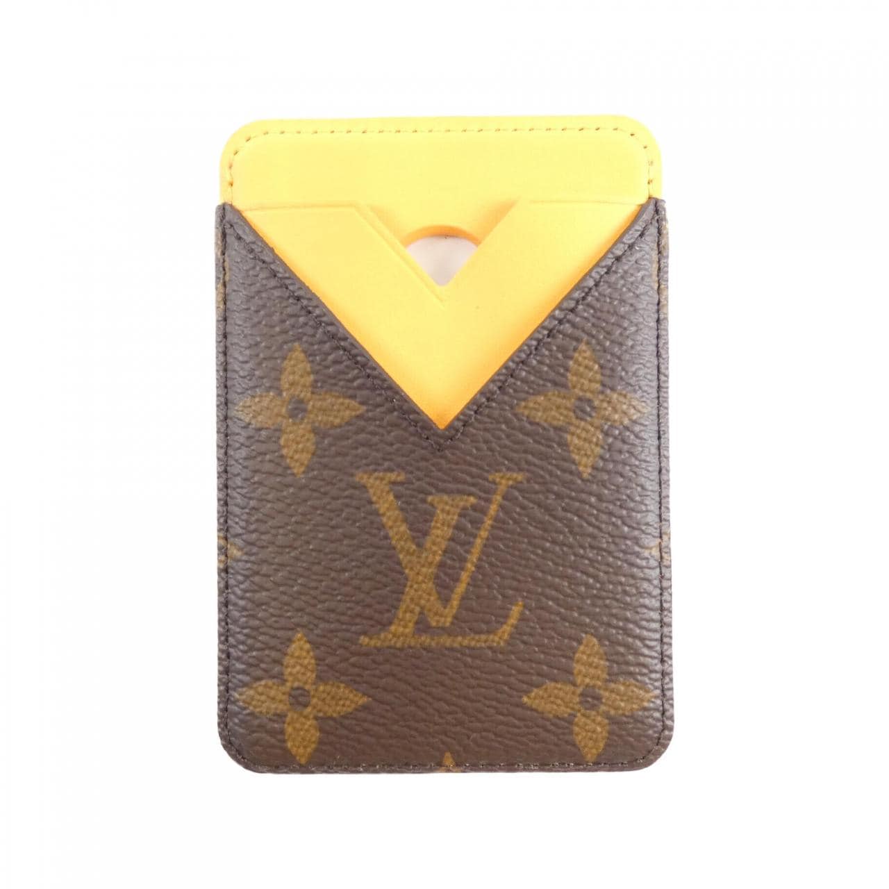 LOUIS VUITTON Monogram Macassar Porte Carte 磁铁 M12853