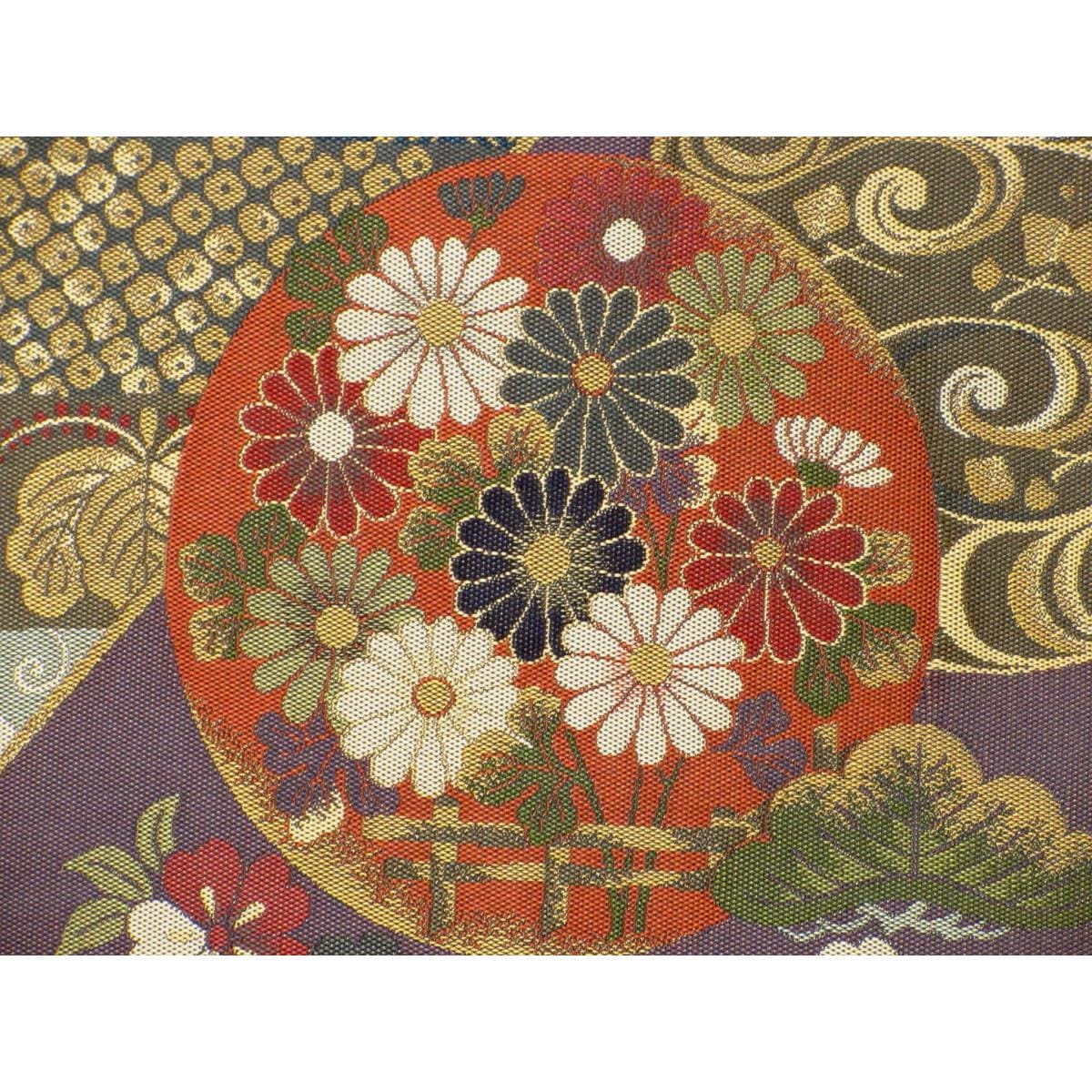 袋帯　麹塵染【となみ織物】