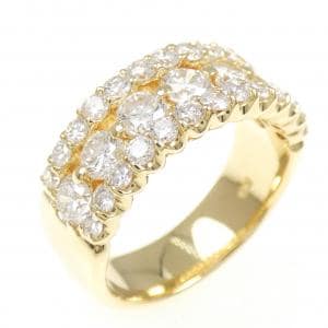 K18YG ダイヤモンド リング 1.88CT