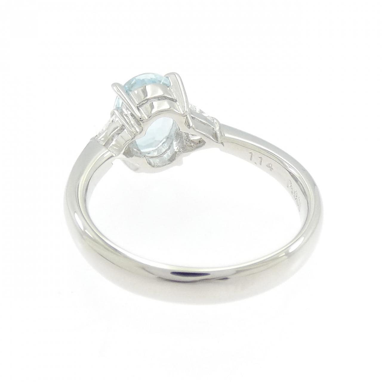 PT900 アクアマリン リング 1.14CT